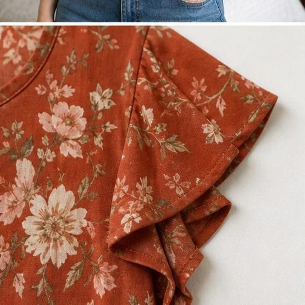 Mauve Pleated Blouse